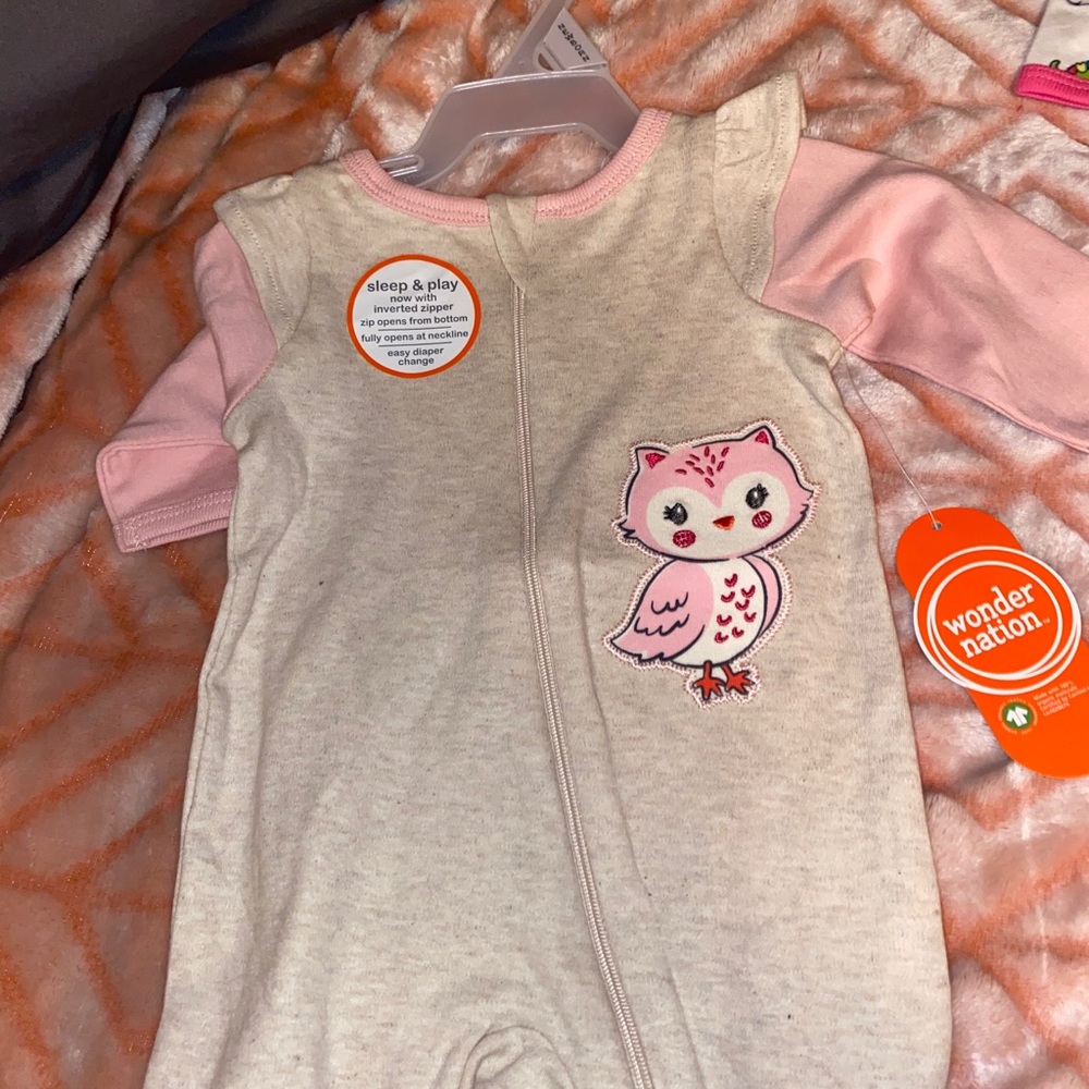 Baby girl sleepers